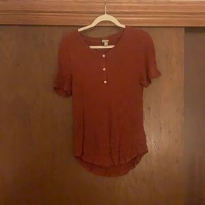 Red brownish shirt